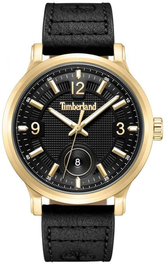 Timberland Herrklocka TDWGB0055902 Driscoll Svart/Läder Ø46 mm