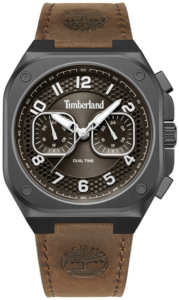 Timberland Herrklocka TDWGF0055001 Mackinac Brun/Läder