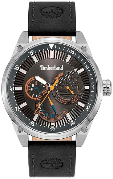Timberland Herrklocka TDWGF9000901 Dumbarton-Z Grå/Läder Ø46 mm - Timberland