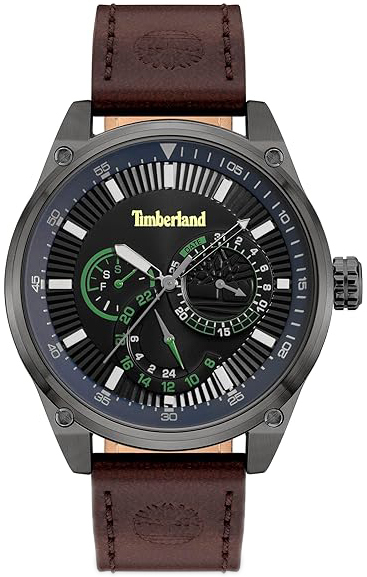 Timberland Herrklocka TDWGF9000903 Dumbarton-Z Svart/Läder Ø46 mm - Timberland