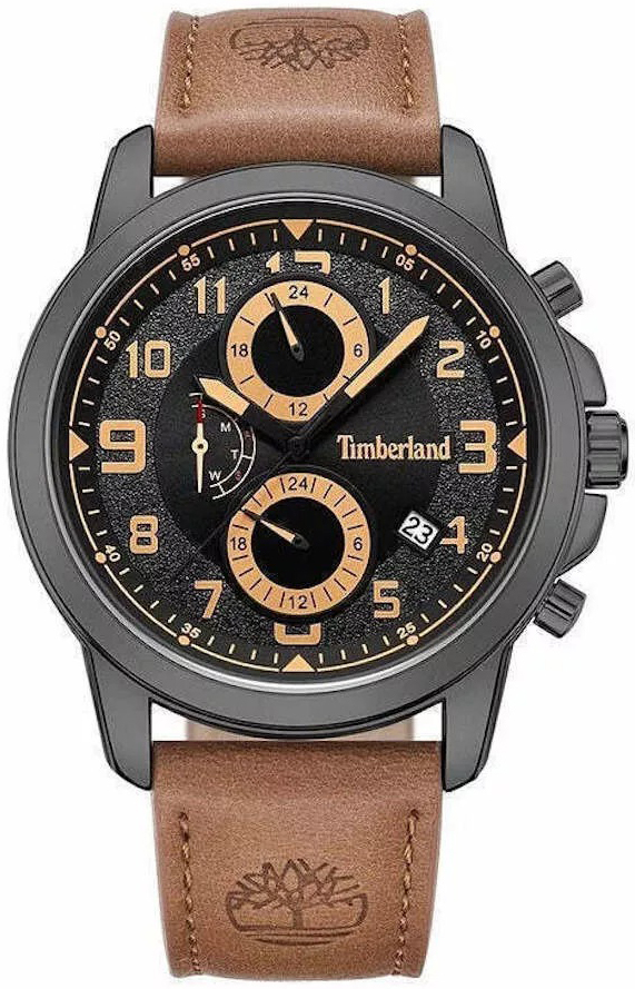 Timberland Herrklocka TDWGF9002403 Classic Svart/Läder Ø44 mm - Timberland