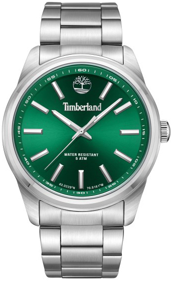 Timberland Herrklocka TDWGG0010806 Northbridge Grön/Stål Ø45 mm - Timberland