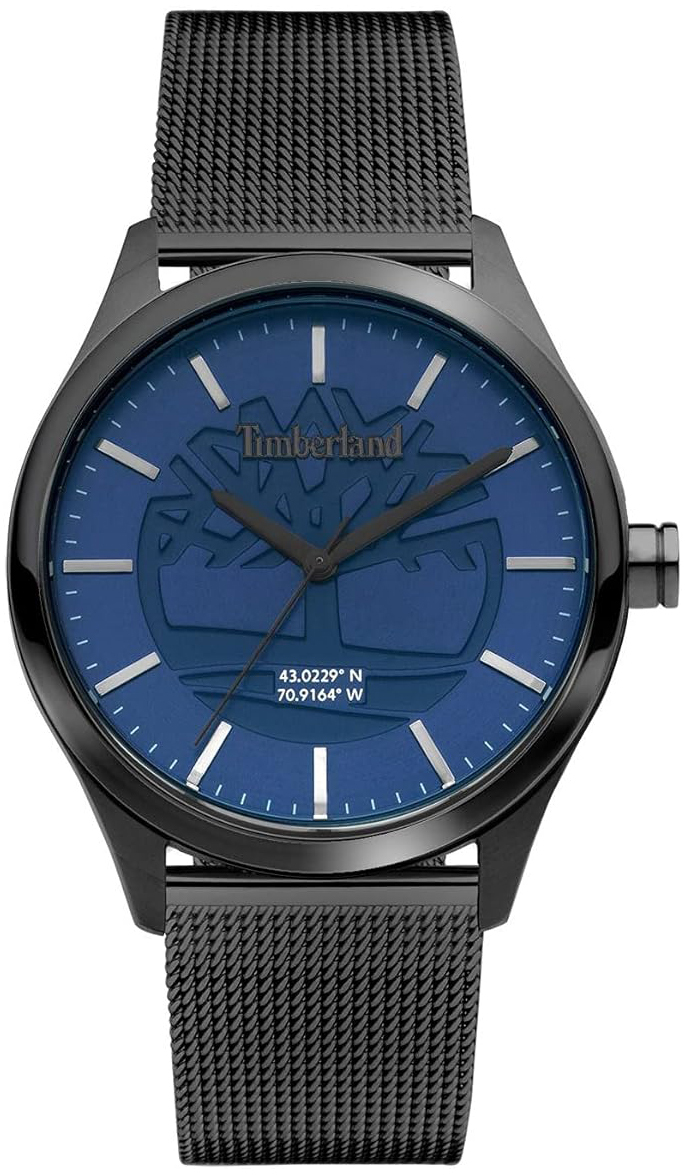 Timberland Herrklocka TDWGG2100802 Saugus Ii Blå/Stål Ø40 mm - Timberland