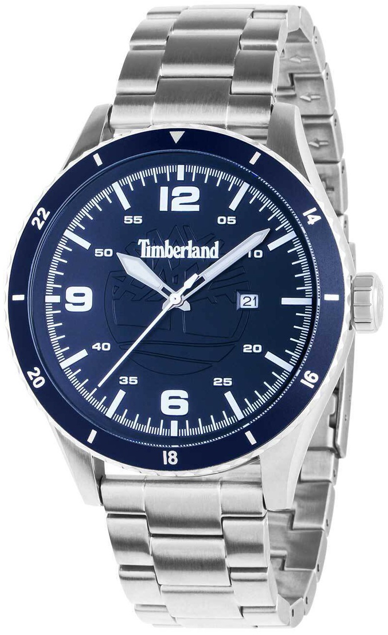 Timberland Herrklocka TDWGH0010504 Ashmont Blå/Stål Ø46 mm - Timberland