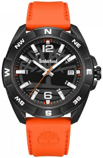 Timberland Herrklocka TDWGN2202103 Classic Svart/Läder Ø44 mm - Timberland