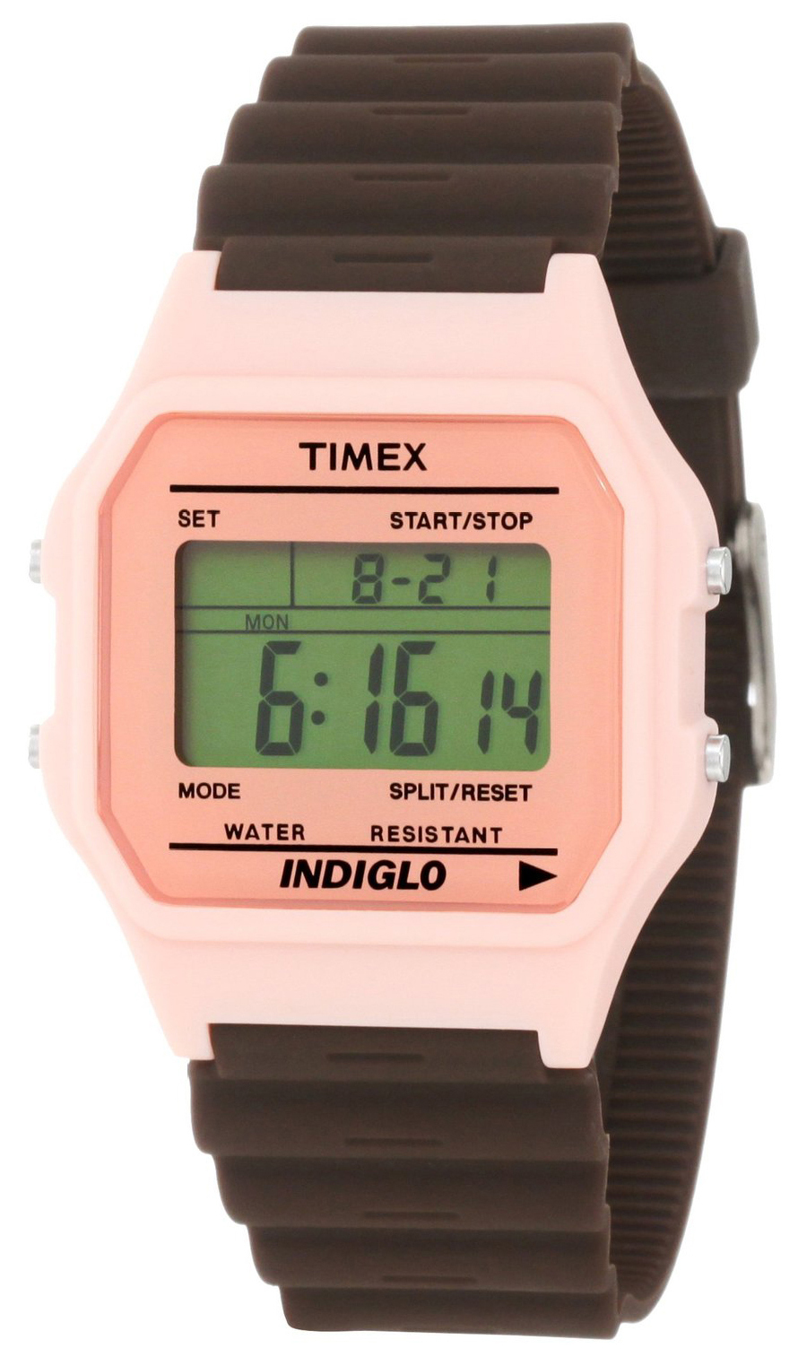 Timex Damklocka T2N2419J Silverfärgad/Resinplast Ø34 mm - Timex