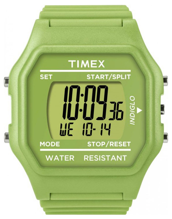 Timex Fashion Digitals Herrklocka T2N245 LCD/Gummi - Timex