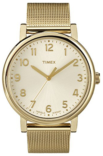 Timex Classic T2N598 Champagnefärgad/Gulguldtonat stål Ø38 mm - Timex