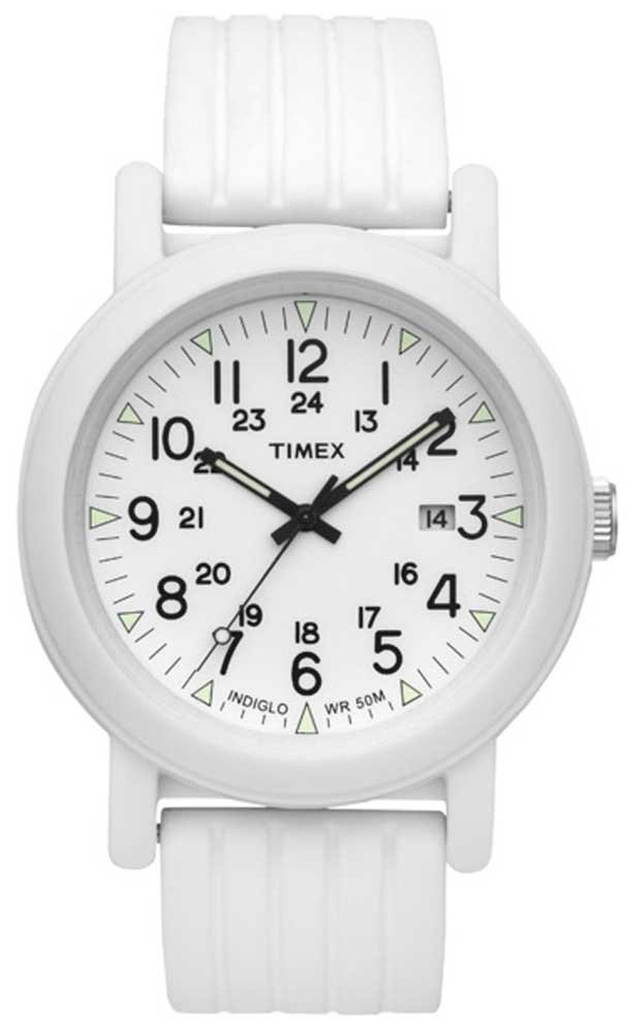 Timex Herrklocka T2N718 Vit/Gummi Ø40 mm