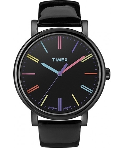 Timex Easy Reader Damklocka T2N790 Svart/Läder Ø38 mm