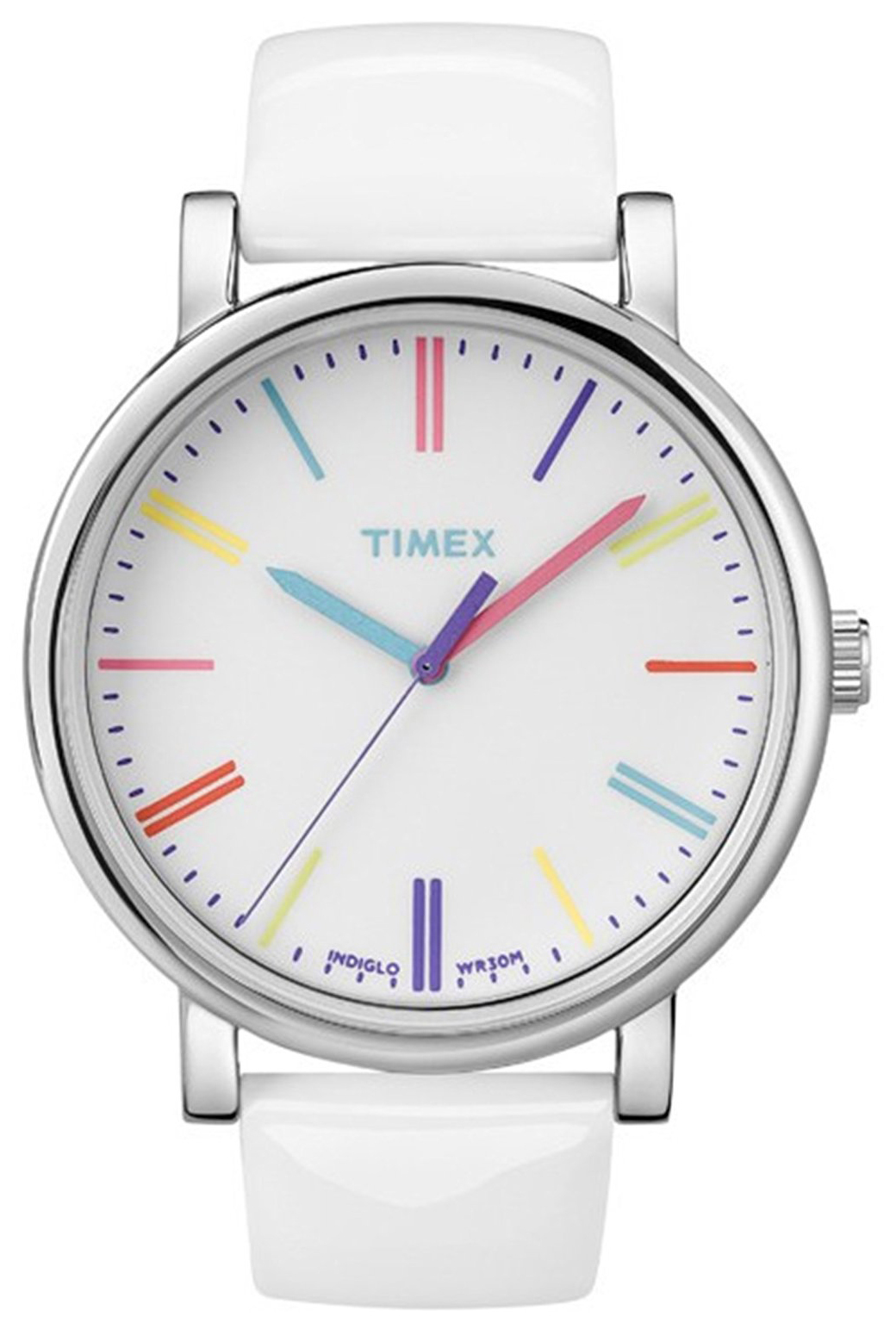 Timex Easy Reader T2N791 Vit/Läder Ø38 mm