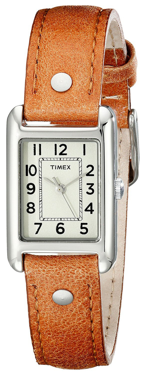 Timex Weekender Damklocka T2N905 Antikvit/Läder