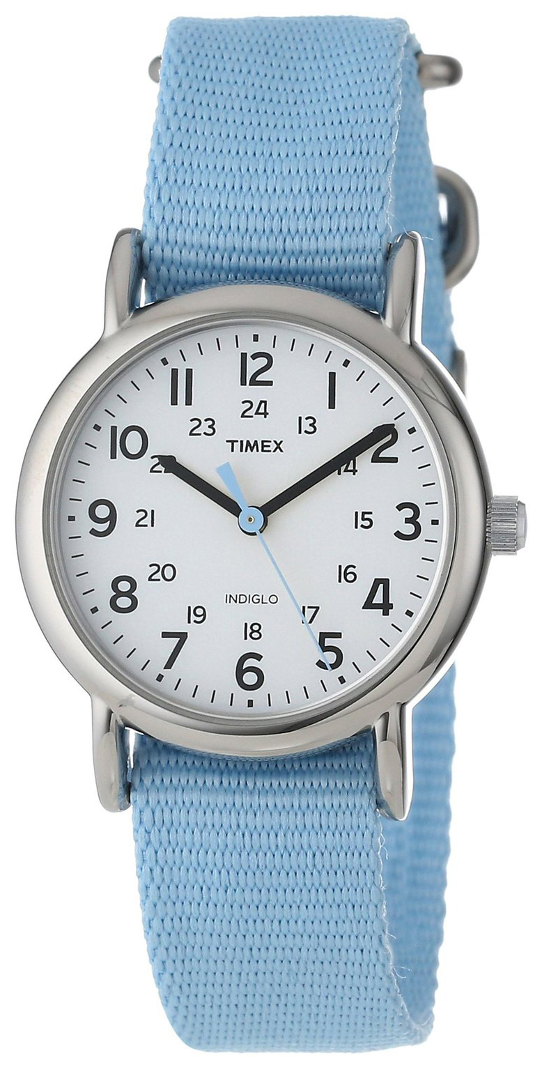 Timex Damklocka T2P0759J Vit/Textil Ø32 mm - Timex