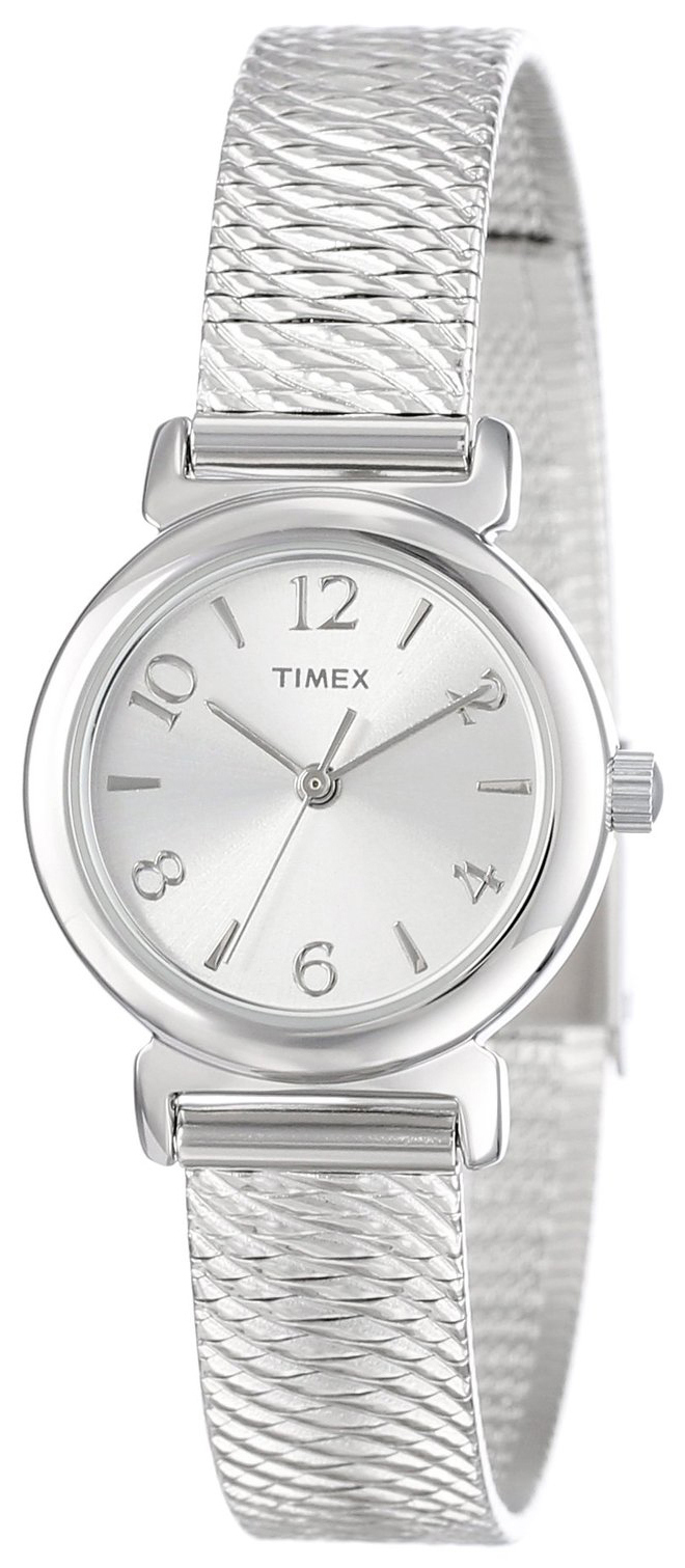 Timex Damklocka T2P3079J Silverfärgad/Stål Ø25 mm - Timex