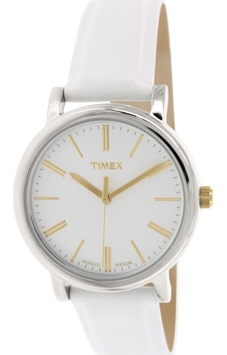 Timex Classic Damklocka T2P327 Vit/Läder Ø33 mm
