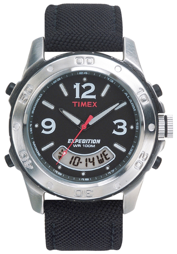 Timex Herrklocka T41371 Svart/Textil Ø40 mm