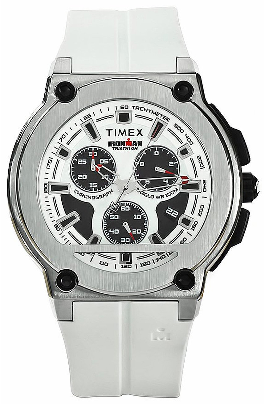 Timex Herrklocka T5K352 Vit/Gummi Ø44 mm - Timex