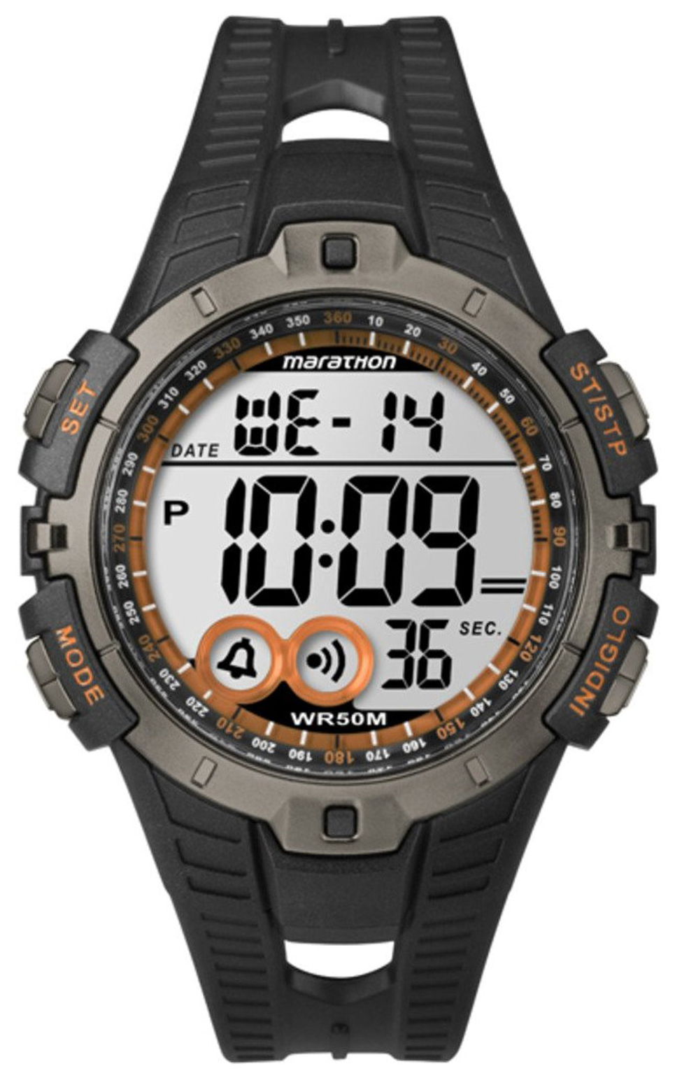 Timex Marathon Herrklocka T5K801 LCD/Resinplast Ø36 mm