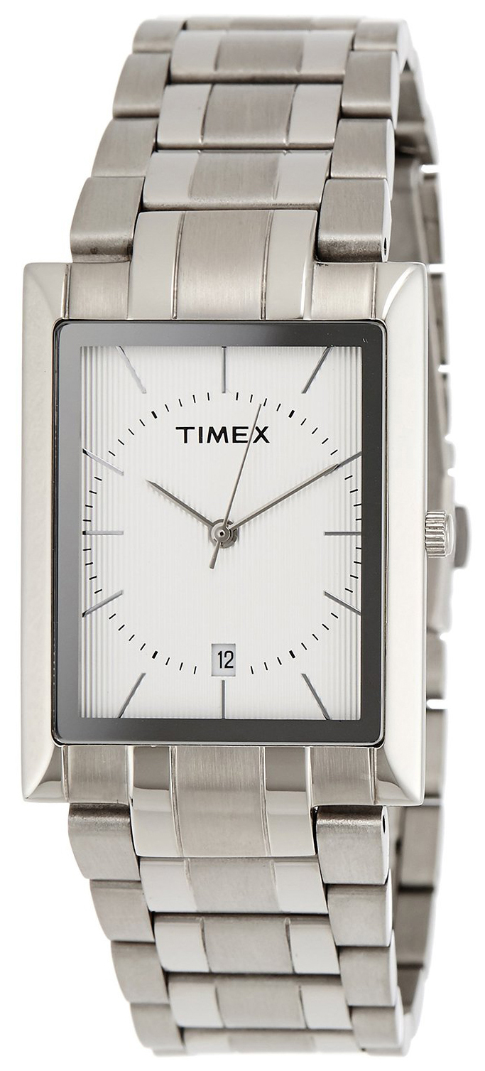 Timex 99999 Herrklocka TI000M90000 Vit/Stål - Timex