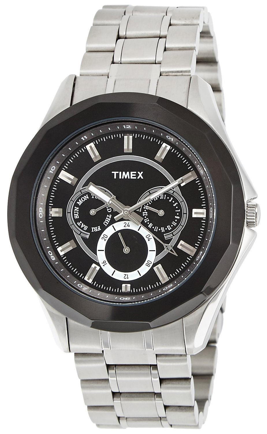 Timex Sports Herrklocka TI000P60300 Svart/Stål Ø49 mm