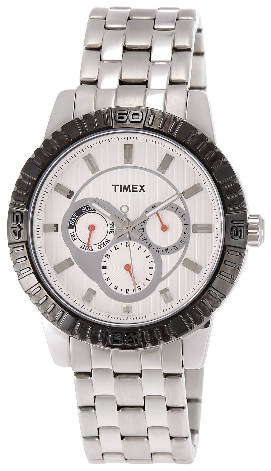 Timex Sports Herrklocka TI000Q30100 Silverfärgad/Stål Ø47 mm