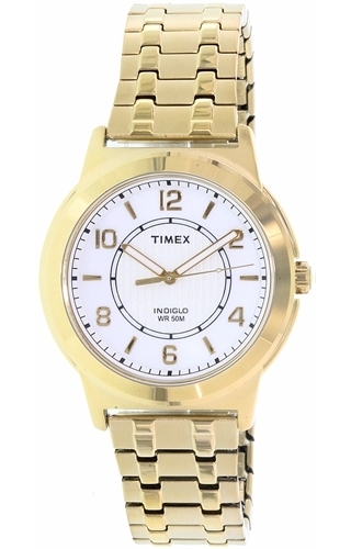 Timex 99999 Herrklocka TW2P62000 Vit/Gulguldtonat stål Ø39 mm - Timex