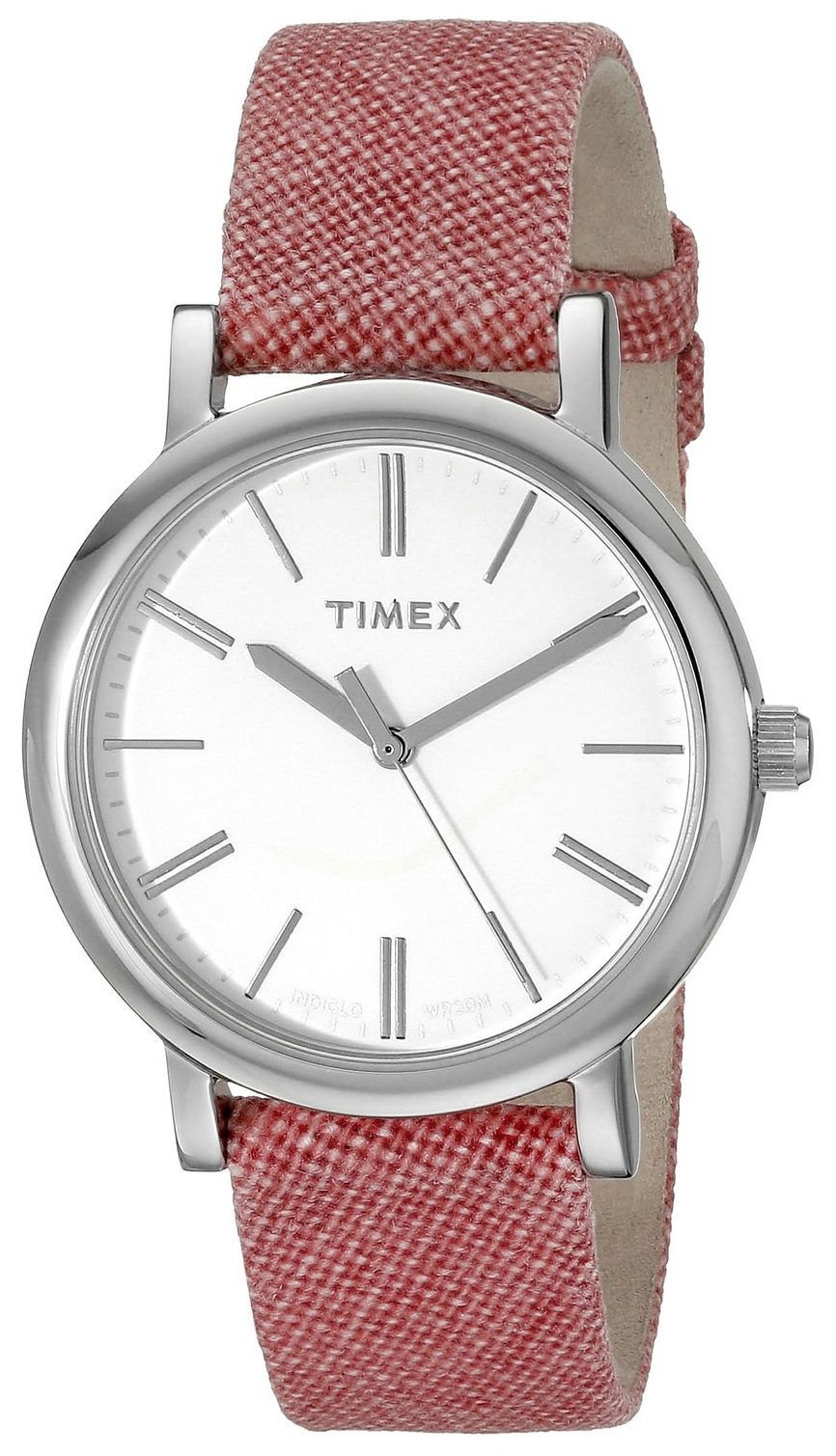 Timex 99999 Damklocka TW2P63600AB Vit/Läder Ø32 mm - Timex