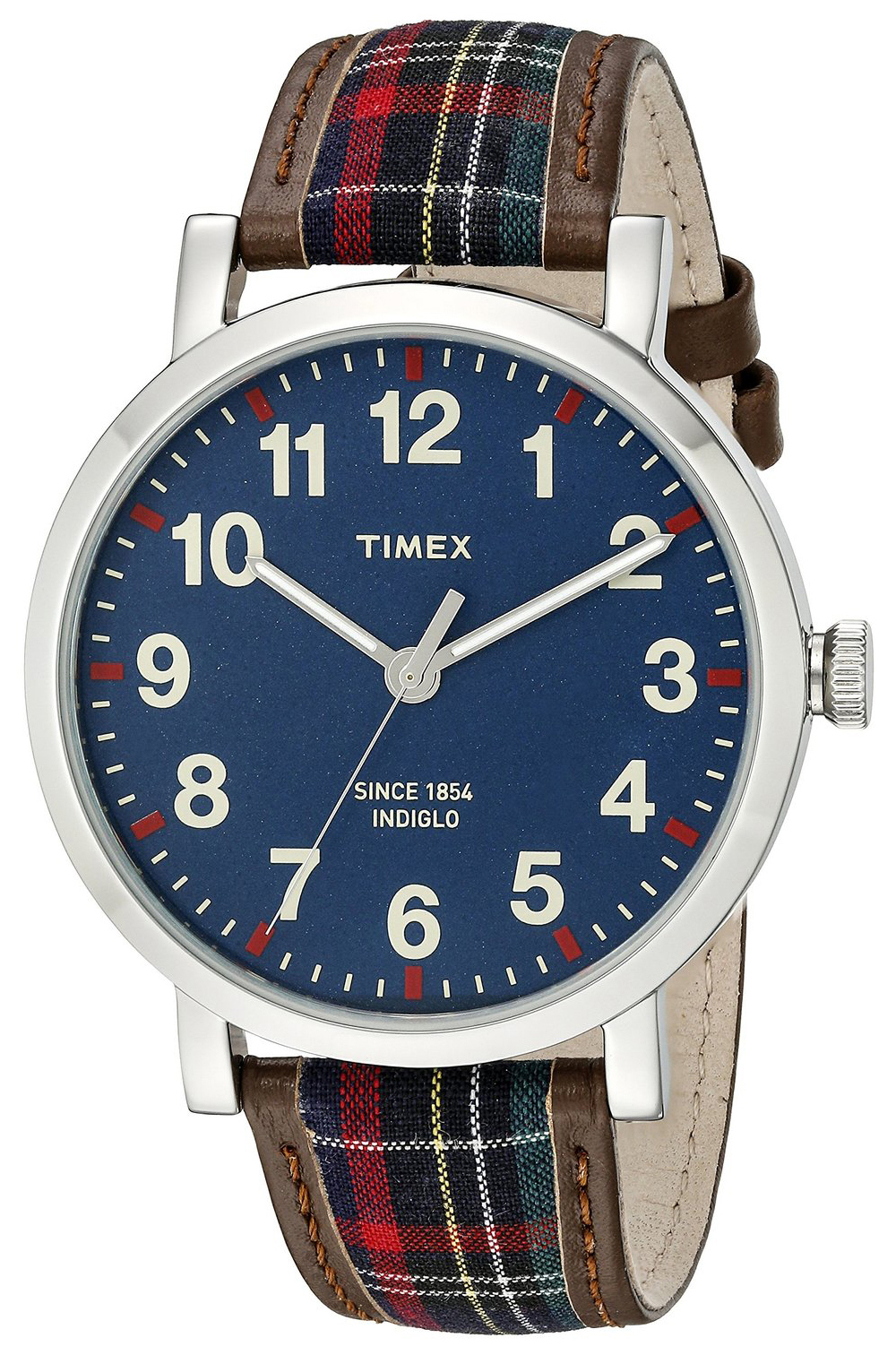 Timex 99999 TW2P69500AB Blå/Läder Ø42 mm