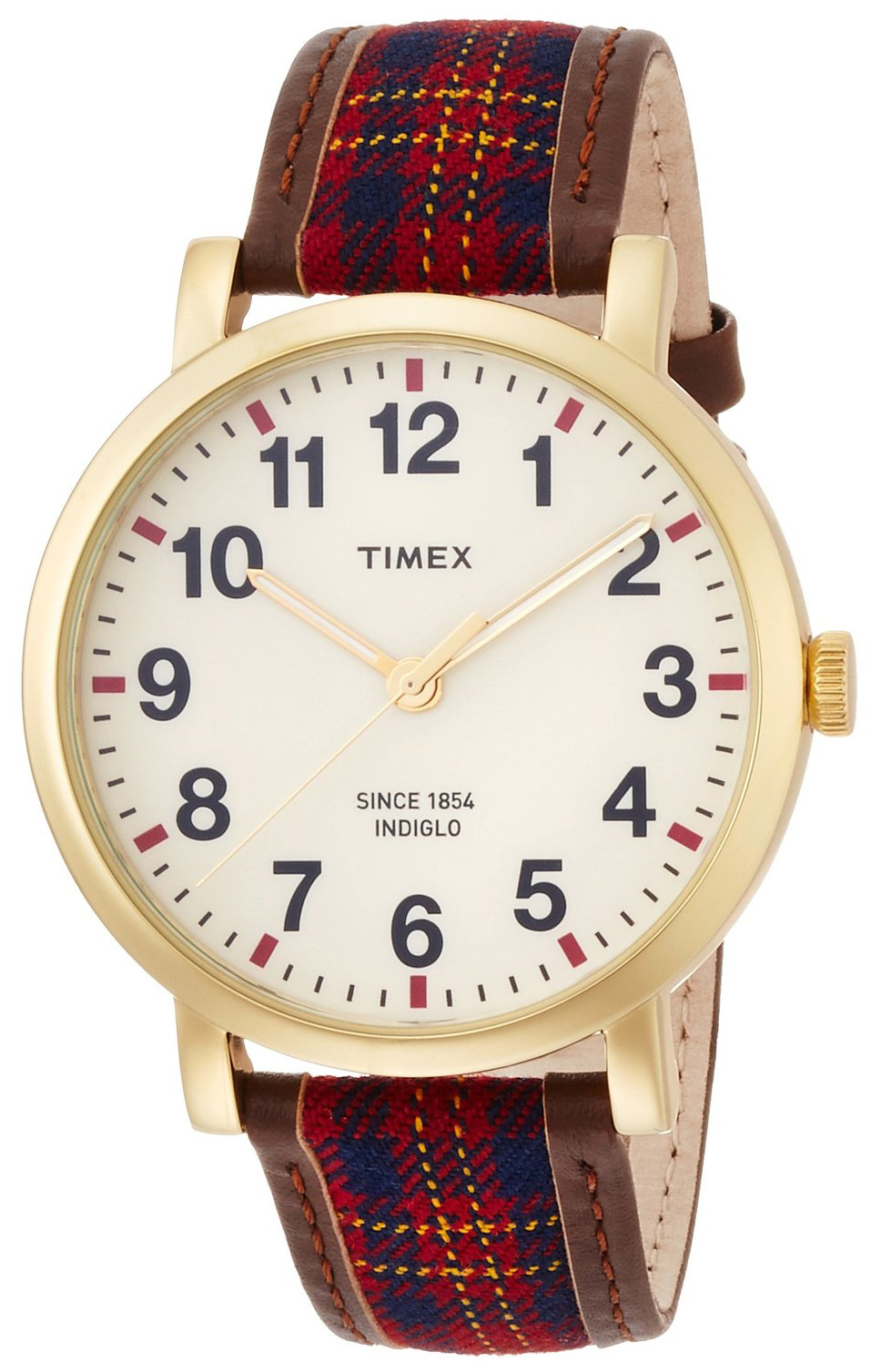 Timex 99999 Herrklocka TW2P69600 Beige/Läder Ø42 mm - Timex