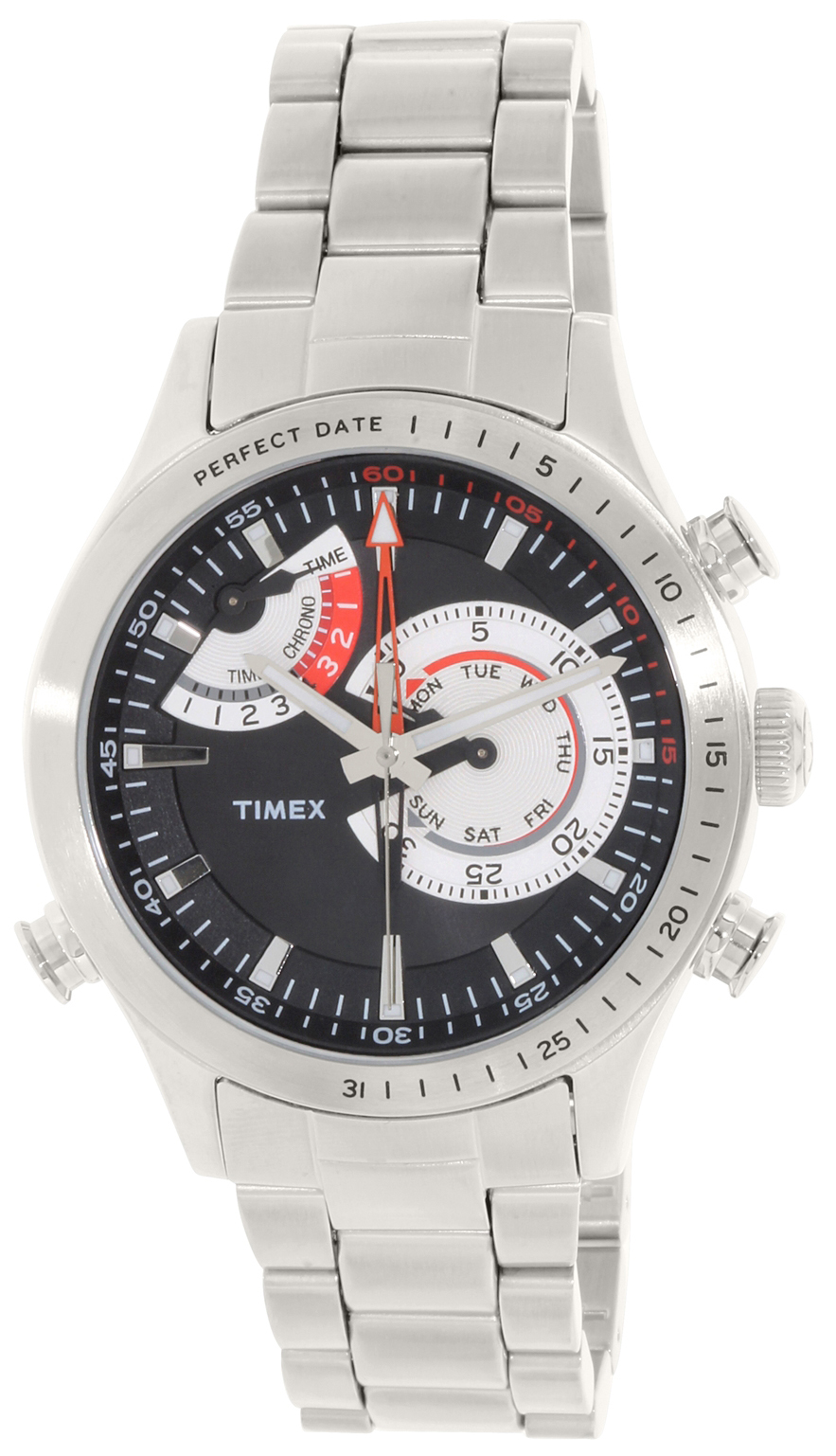 Timex Intelligent Herrklocka TW2P73000 Svart/Stål Ø45 mm