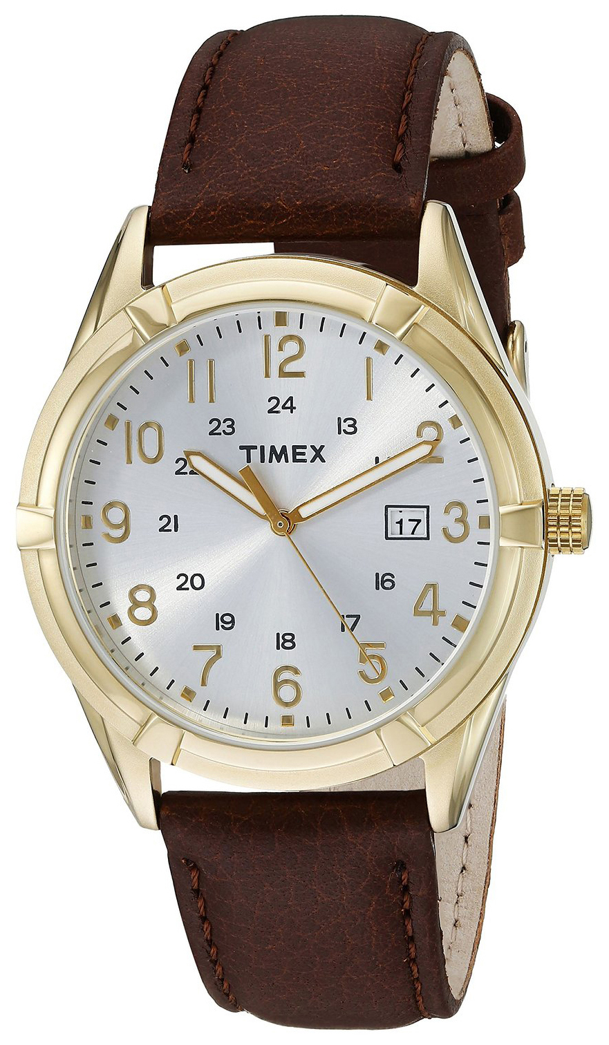 Timex 99999 Herrklocka TW2P766009J Silverfärgad/Läder Ø39 mm - Timex