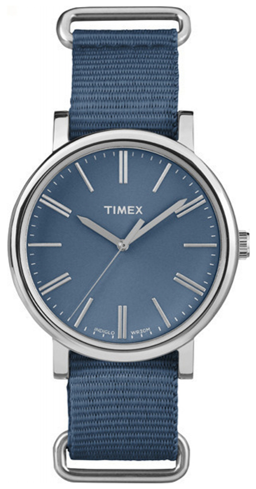 Timex 99999 Herrklocka TW2P88700 Blå/Textil Ø38 mm - Timex