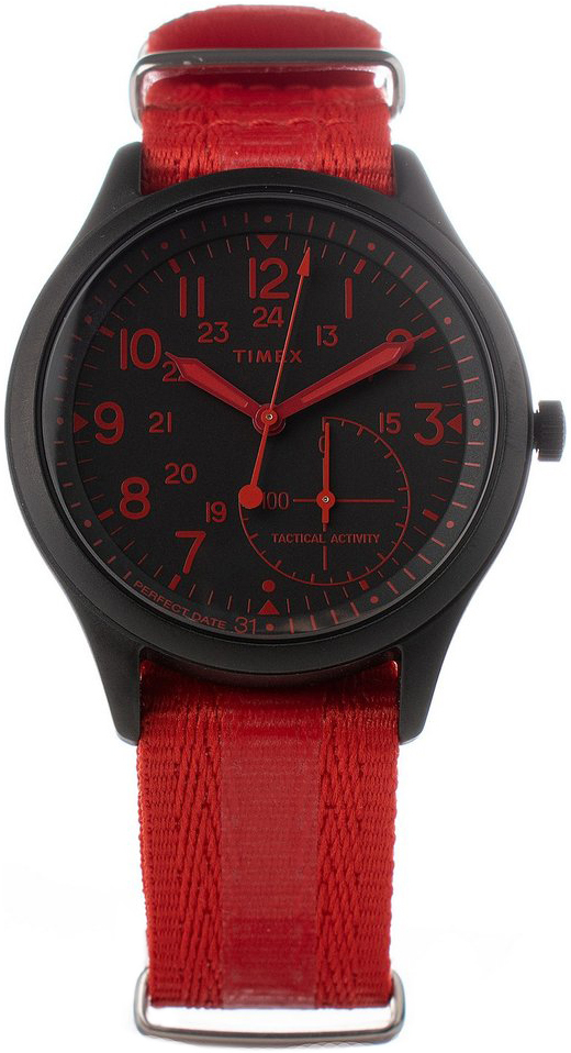 Timex Herrklocka TW2V10900LG Svart/Textil Ø41 mm - Timex