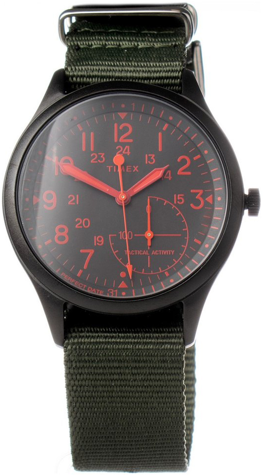 Timex Herrklocka TW2V11000LG Grå/Textil Ø41 mm - Timex