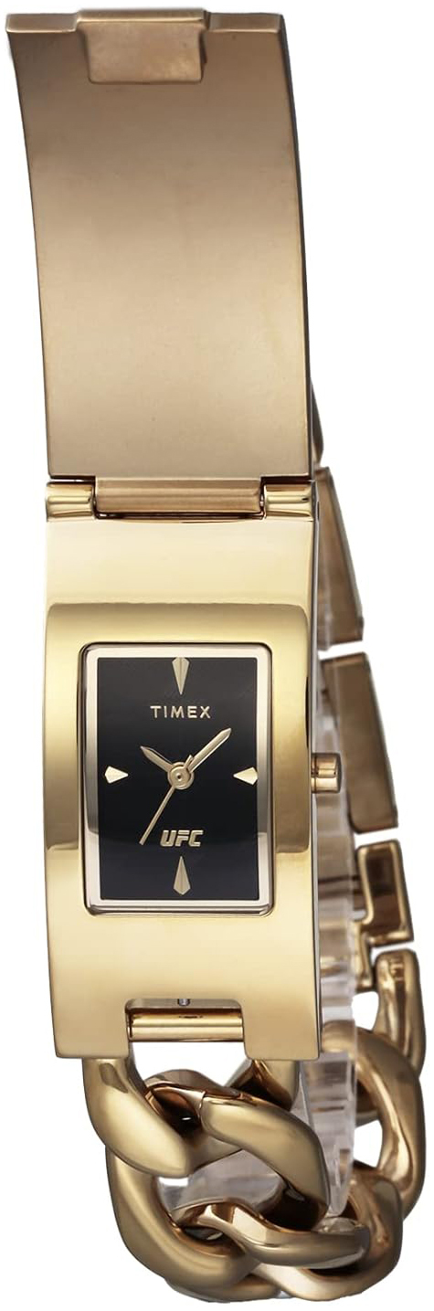 Timex Herrklocka TW2V55500 Ufc Svart/Gulguldtonat stål - Timex