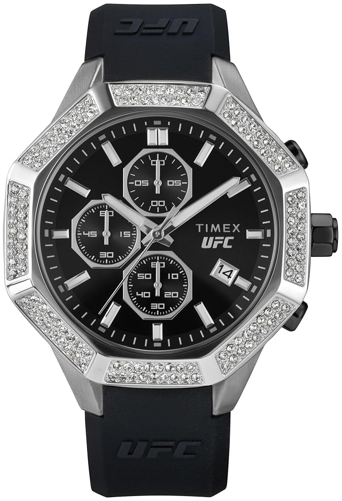 Timex Herrklocka TW2V99300 Ufc Svart/Gummi Ø45 mm - Timex