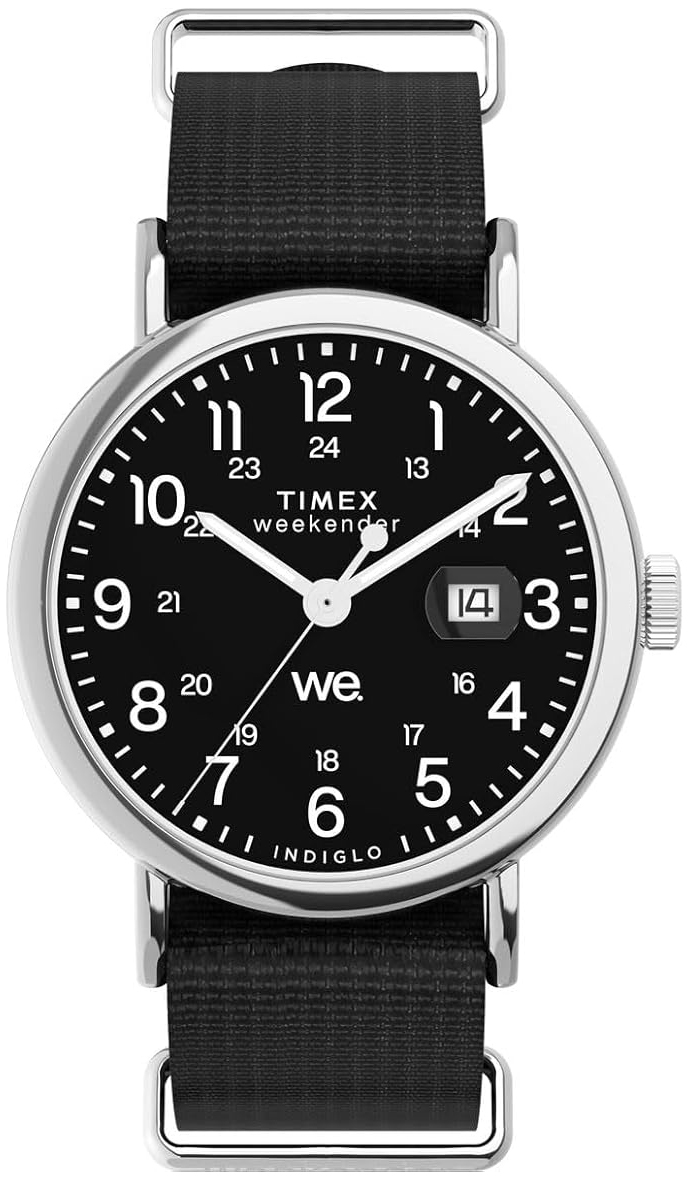 Timex Herrklocka TW2W86100 Weekender Svart/Textil Ø40 mm - Timex