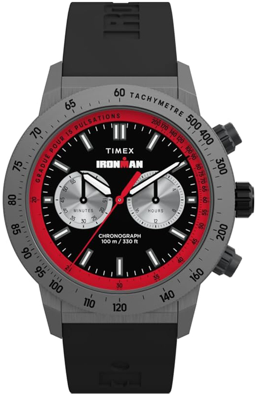 Timex Herrklocka TW2Y01900 Ironman Svart/Gummi Ø44 mm - Timex
