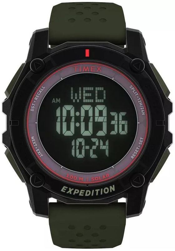 Timex Herrklocka TW4B33700 Expedition LCD/Gummi Ø49 mm - Timex