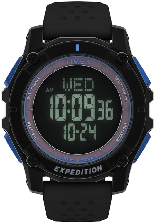 Timex Herrklocka TW4B33900 Expedition LCD/Gummi Ø49 mm - Timex