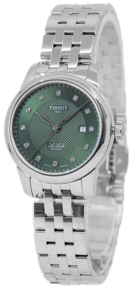 Tissot Damklocka T006.207.11.096.00 Le Locle Grön/Stål Ø29 mm - Tissot