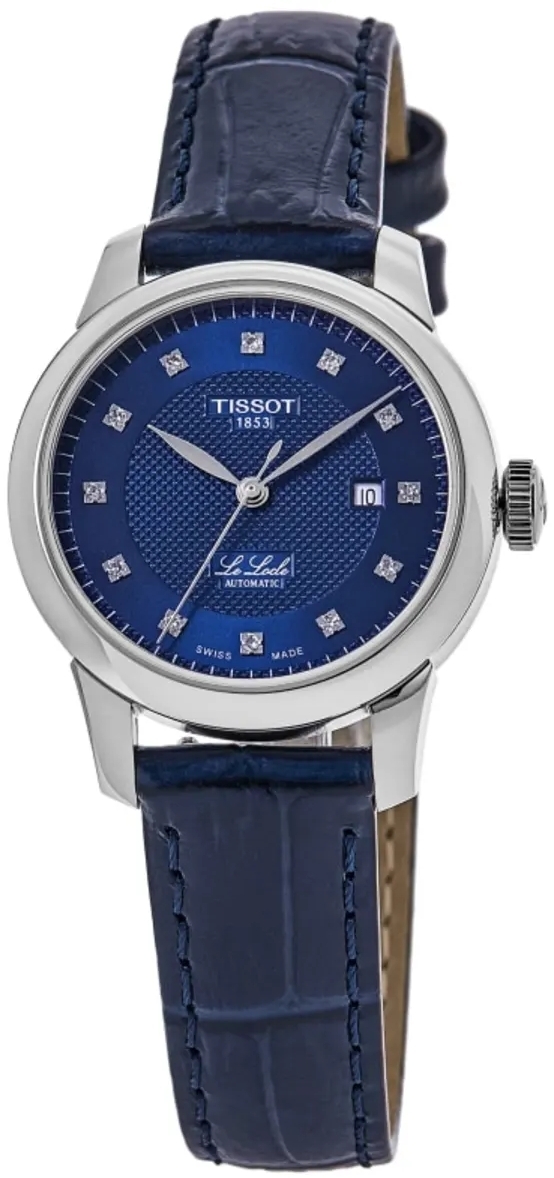 Tissot Damklocka T006.207.16.046.00 Le Locle Bl&aring;/L&auml;der &Oslash;29 mm