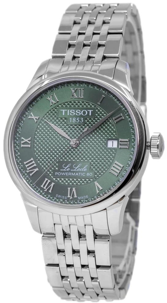 Tissot Herrklocka T006.407.11.093.00 Le Locle Grön/Stål Ø39 mm - Tissot