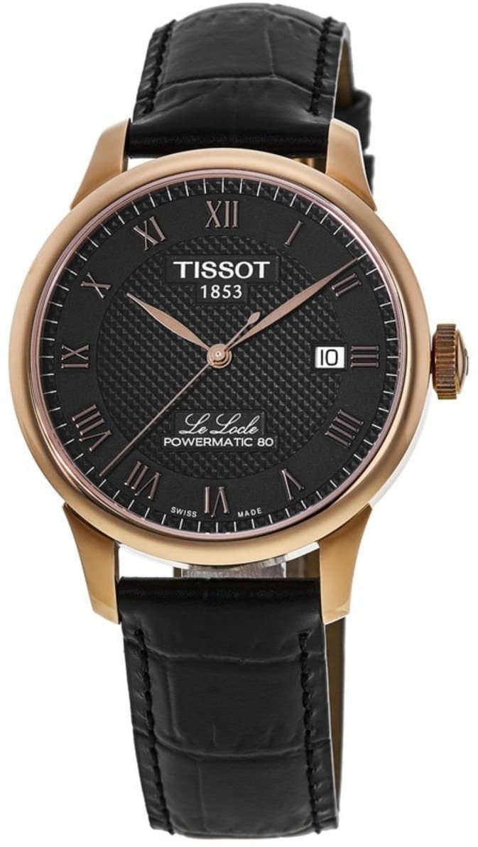 Tissot Herrklocka T006.407.36.053.00 Le Locle Svart/Läder Ø39.3 mm - Tissot