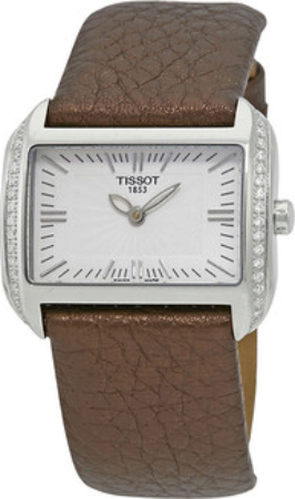 Tissot Damklocka T023.309.16.031.01 Silverfärgad/Läder Ø33 mm - Tissot