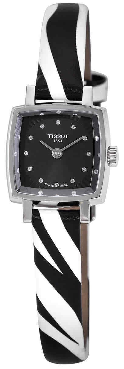 Tissot Damklocka T058.109.17.056.00 Lovely Svart/Läder - Tissot