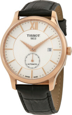 Tissot Herrklocka T063.428.36.038.00 Tradition Silverf&auml;rgad/L&auml;der