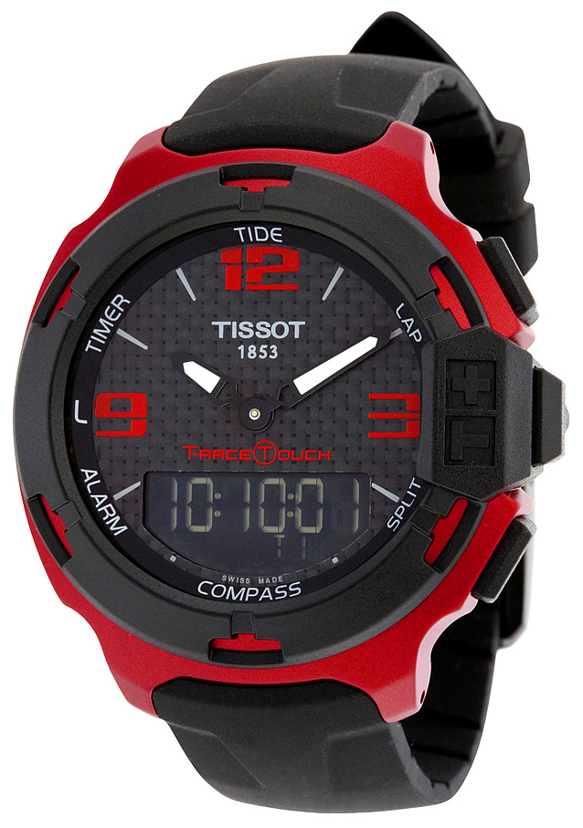 Tissot T-Race Touch Aluminium Herrklocka T081.420.97.207.00 Svart/Gummi - Tissot