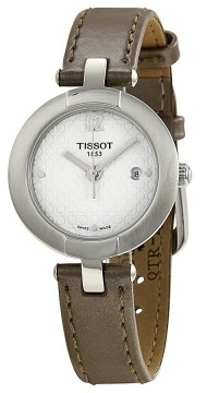 Tissot Tissot T-Trend Damklocka T084.210.16.017.01 Vit/Läder Ø28 mm