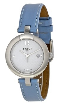 Tissot Tissot T-Trend Damklocka T084.210.16.017.02 Vit/Läder Ø28 mm - Tissot